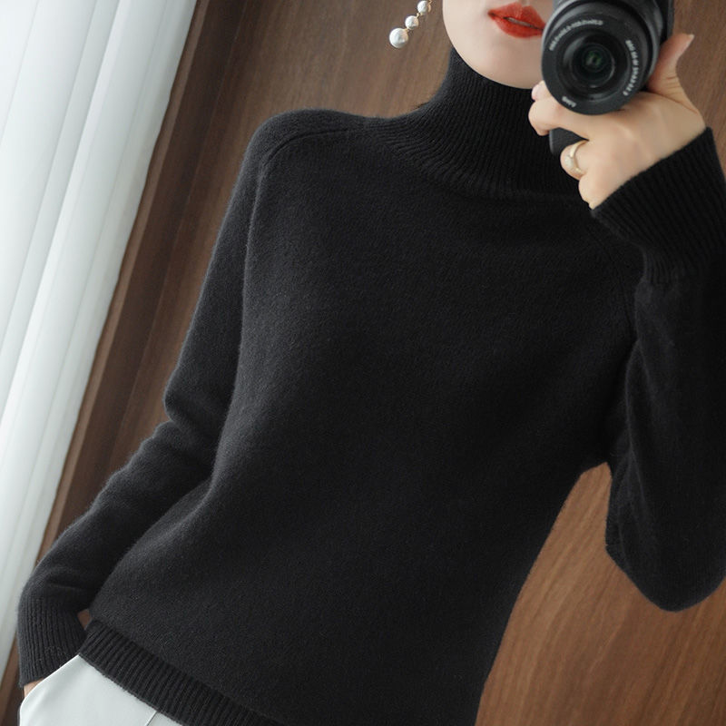 Divina - Elegant Långärmad Turtleneck